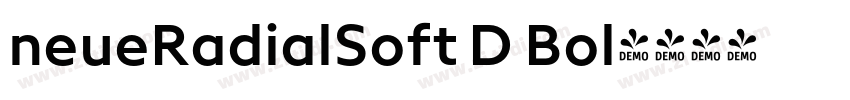 neueRadialSoft D Bol字体转换